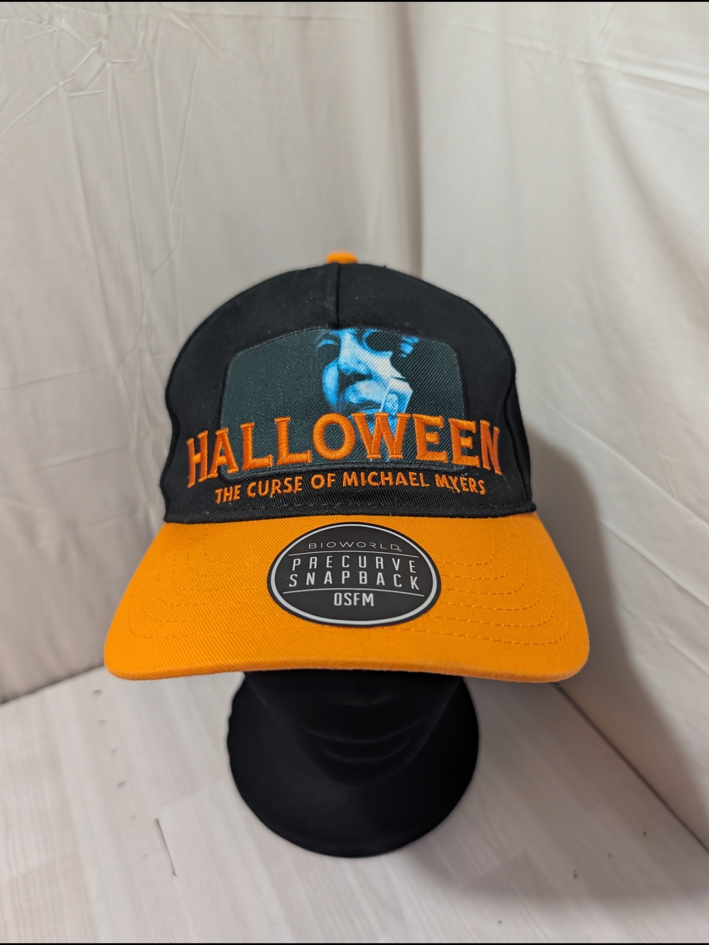 Miramax Halloween "The Curse of Michael Myers" Black & Orange Snapback Hat